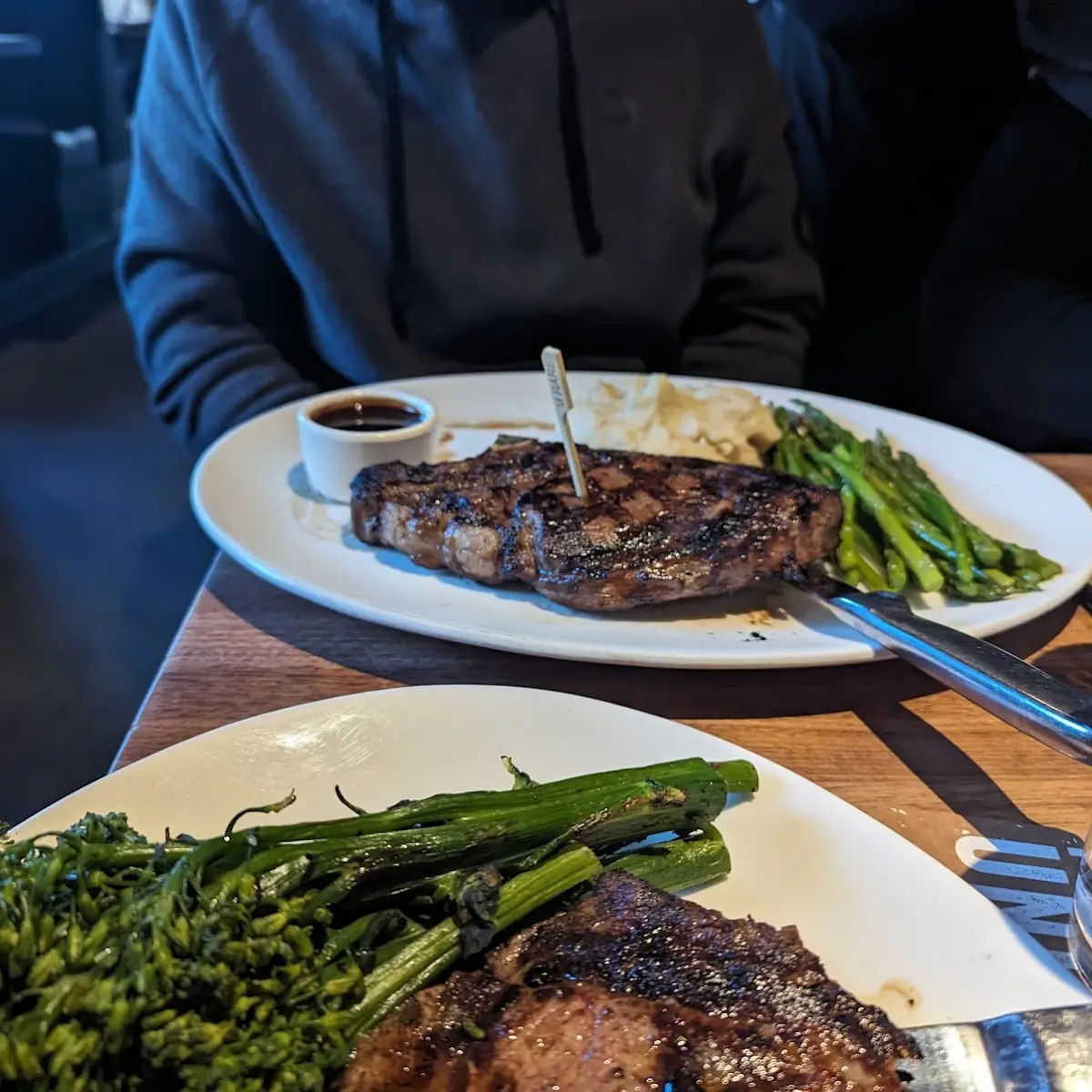 Rib Eye & Shrimp