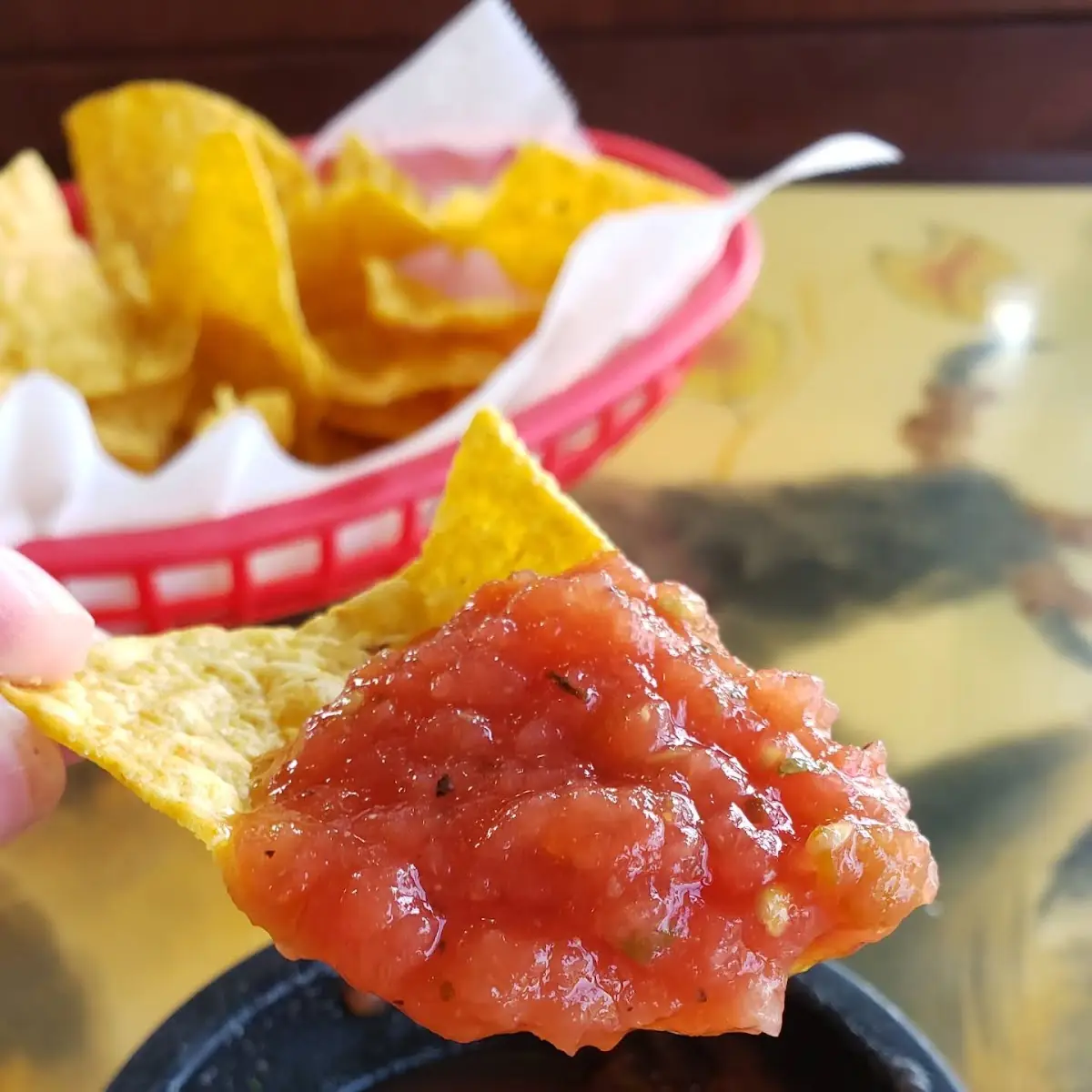 Hot Sauce and Chips