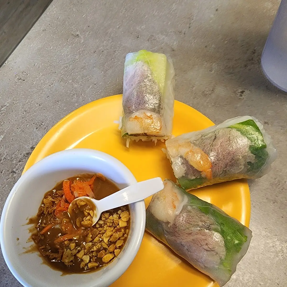Pork Skin Spring Rolls with Fish Sauce