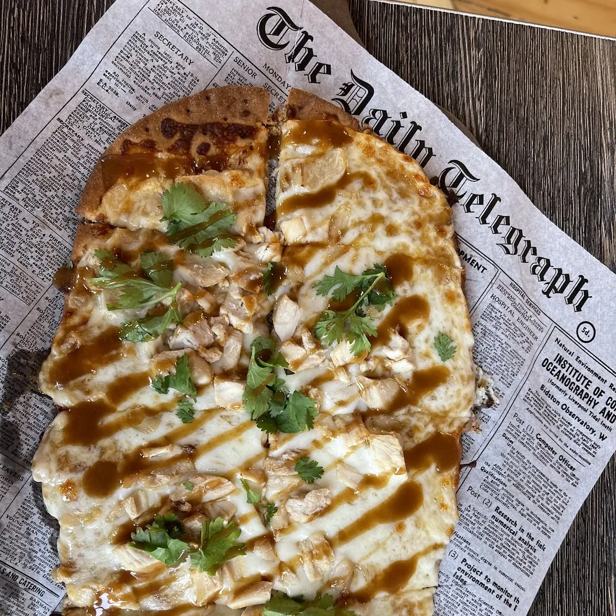 Thai Peanut Flatbread
