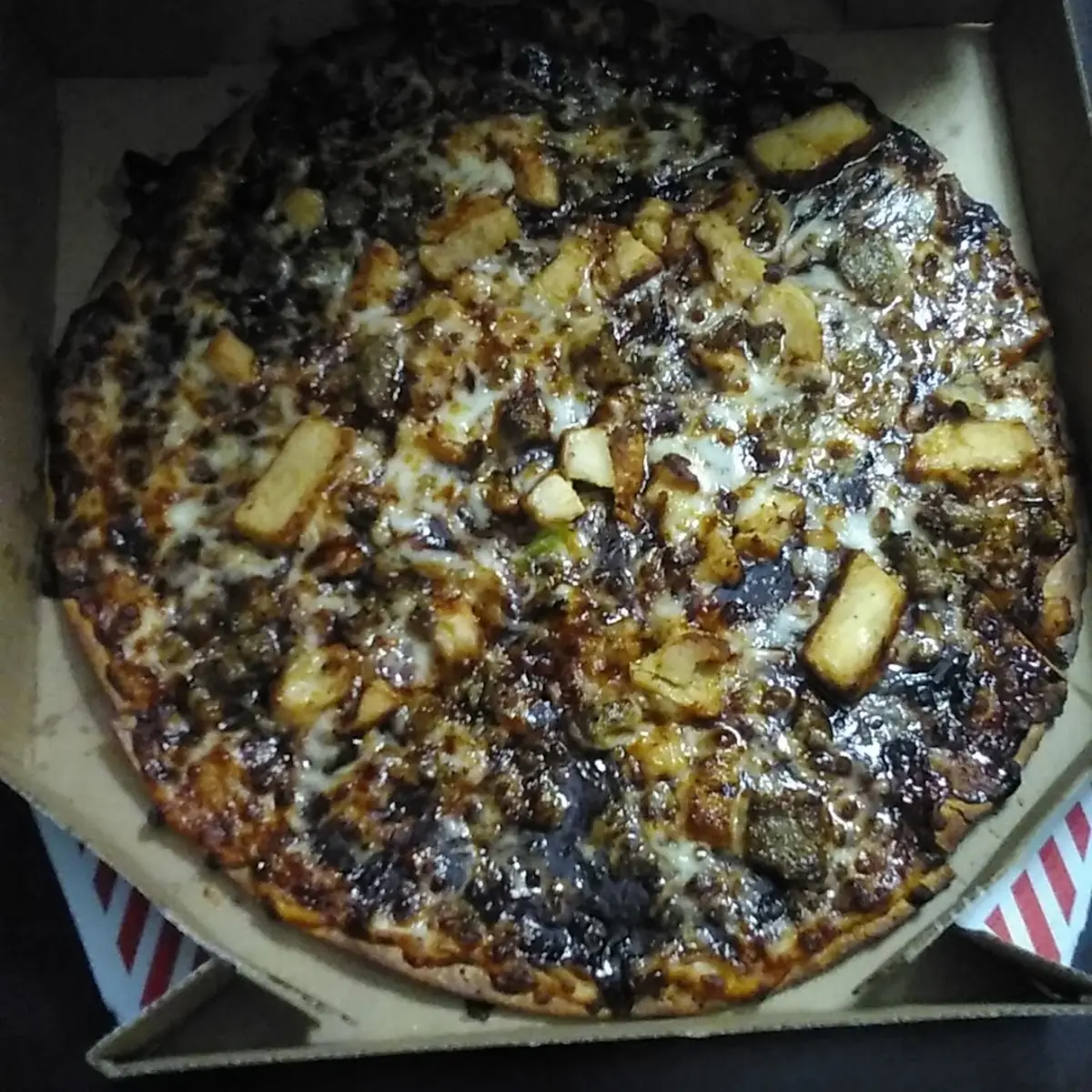 BBQ Chicken Pizza Thin Crust