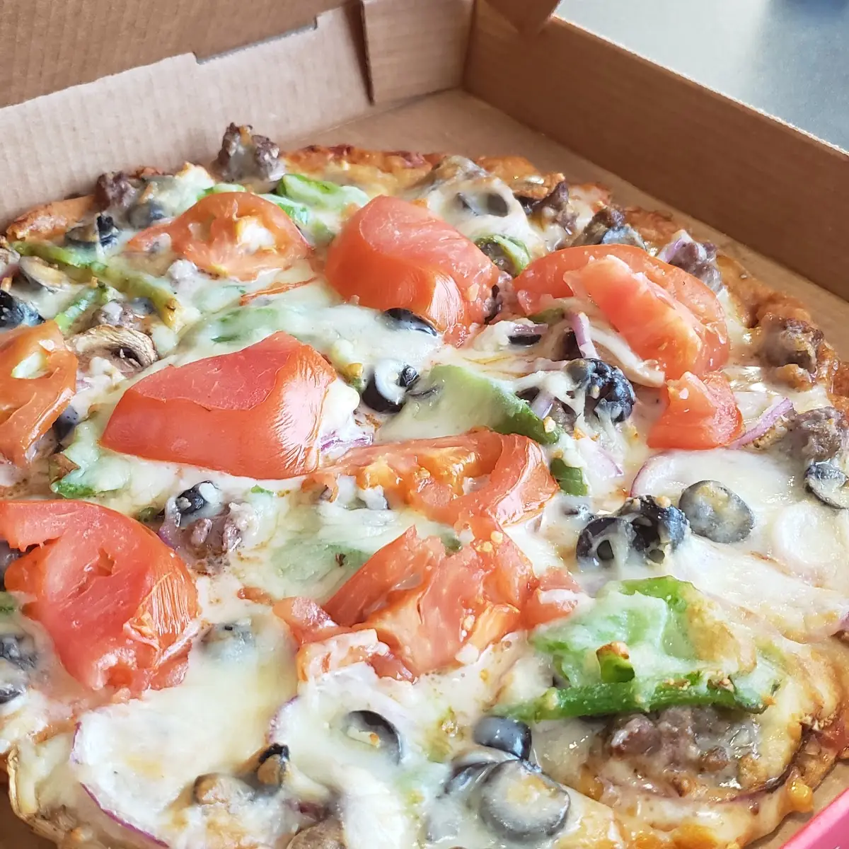 Veggie Pizza Burger