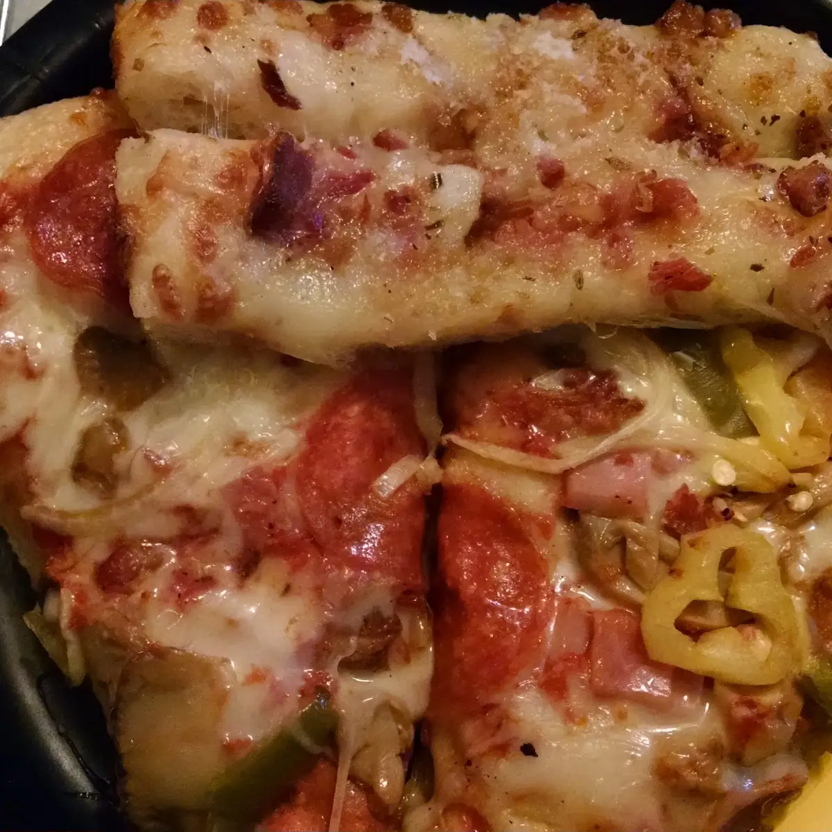 Bread Sticks with Bacon