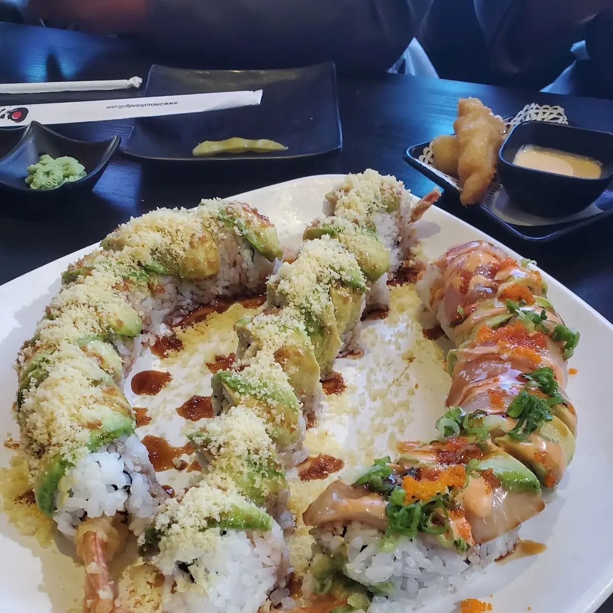 Avocado Crunchy Roll and Mexican Roll