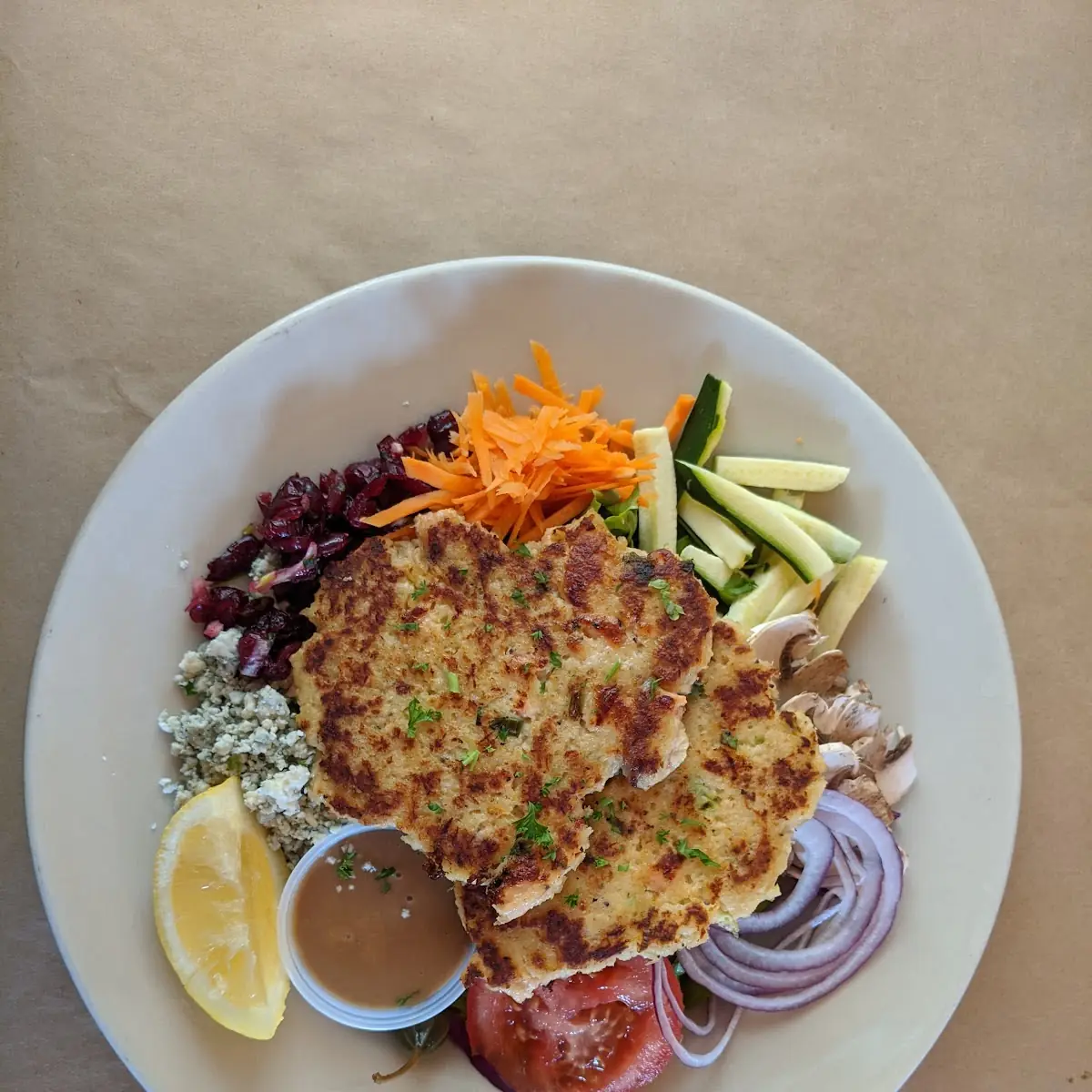 Crab Cake Salad