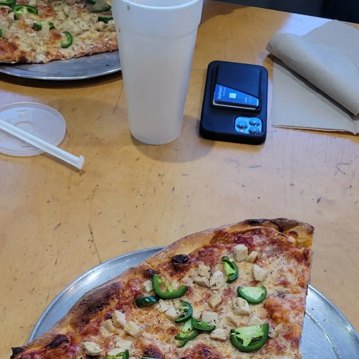 Chicken Jalapeno Pizza Slice
