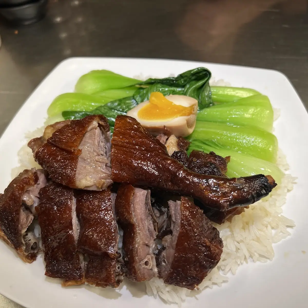 Roasted Duck over Rice
