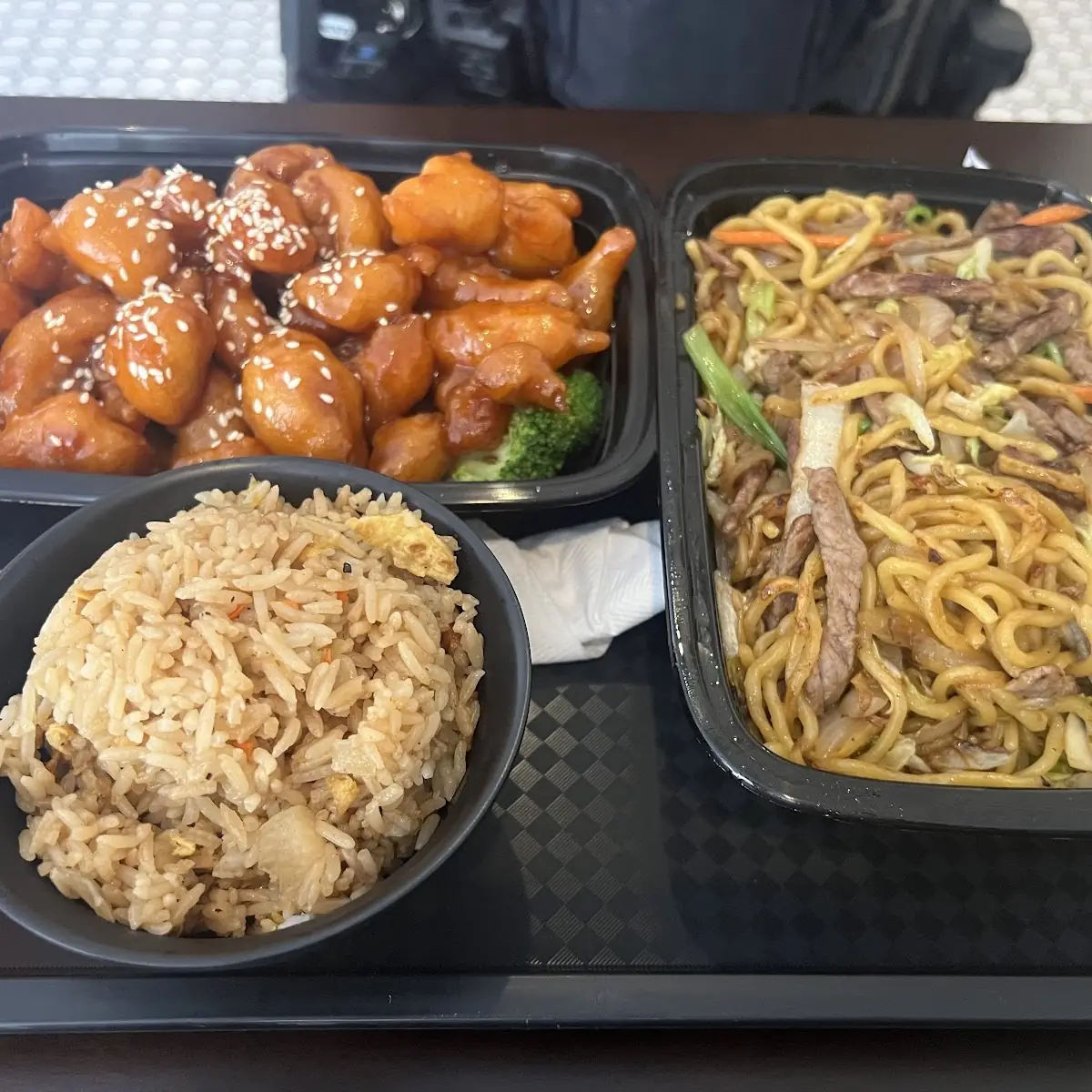 Sesame Chicken & Rice