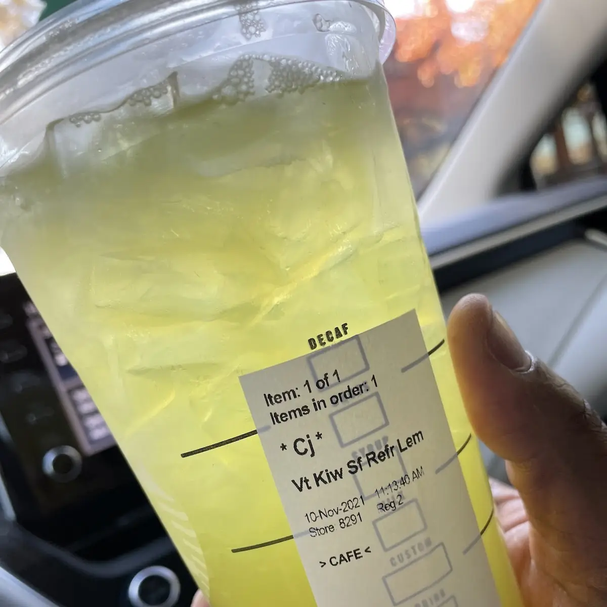 Kiwi Refresher with Lemonade