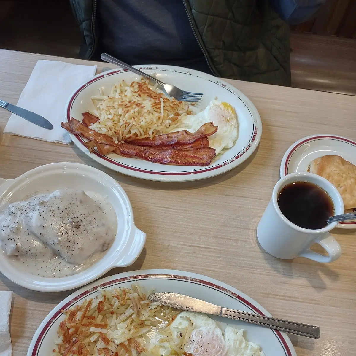 Bacon Sausage & Sausage Gravy