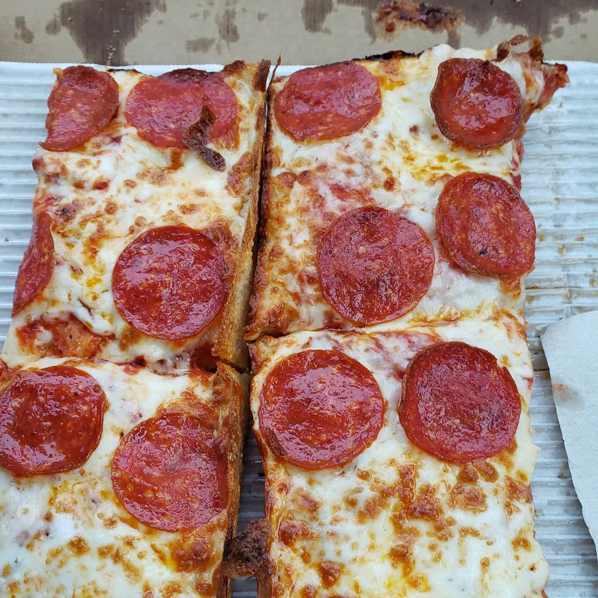 Deep Dish Pepperoni Pizza