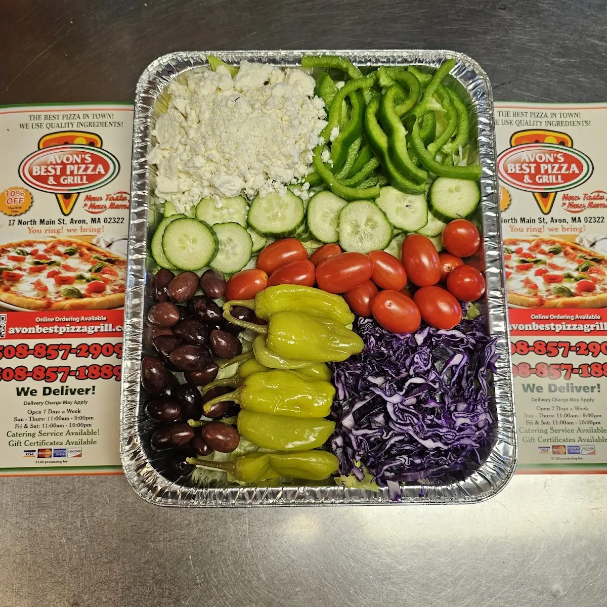 Half Tray Greek Salad