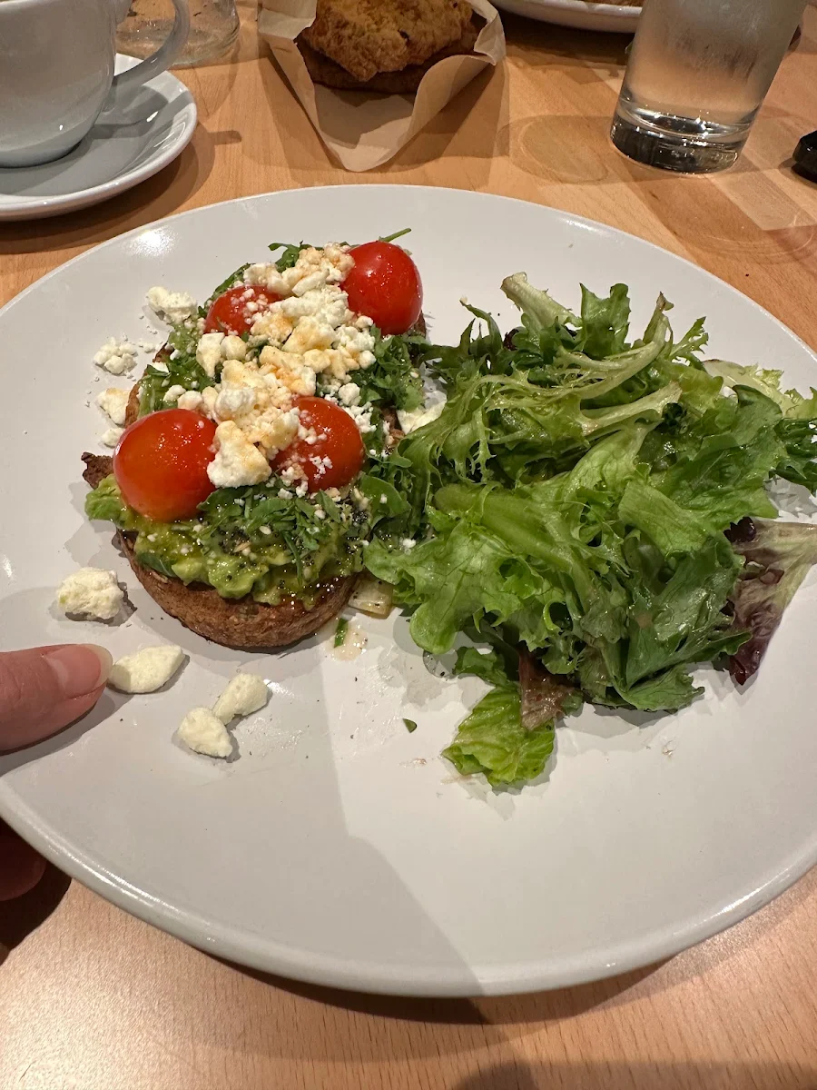 Avocado Toast with Side Salad