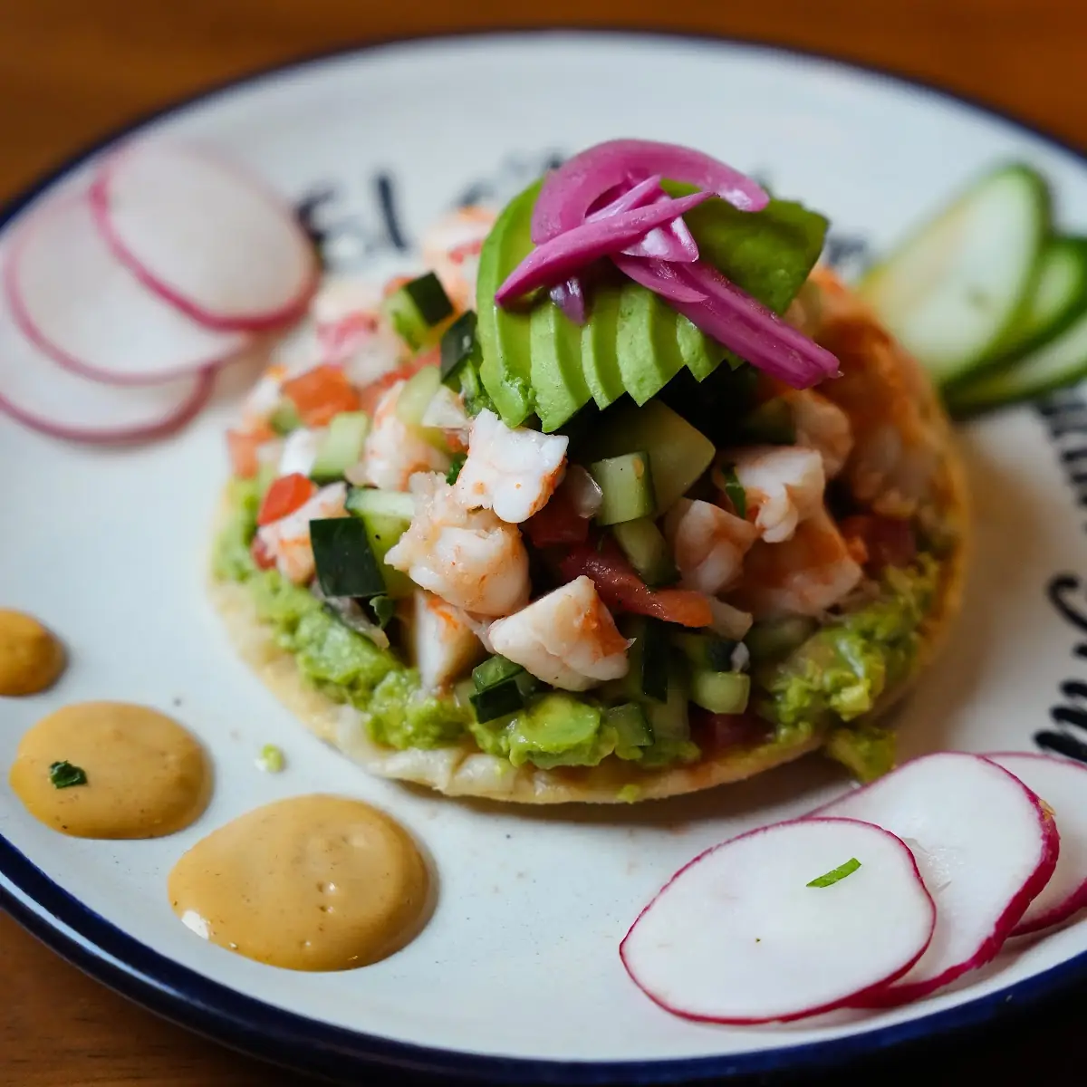 Shrimp Tostada
