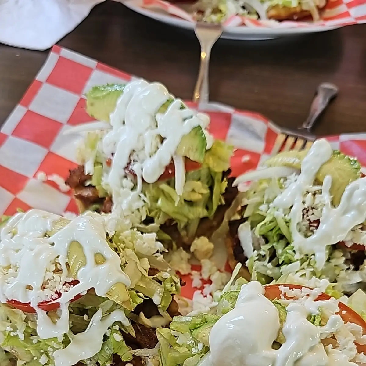 Refried Beans and Avocado