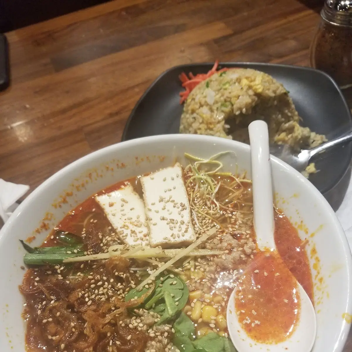 Vege Ramen with Ground Chicken