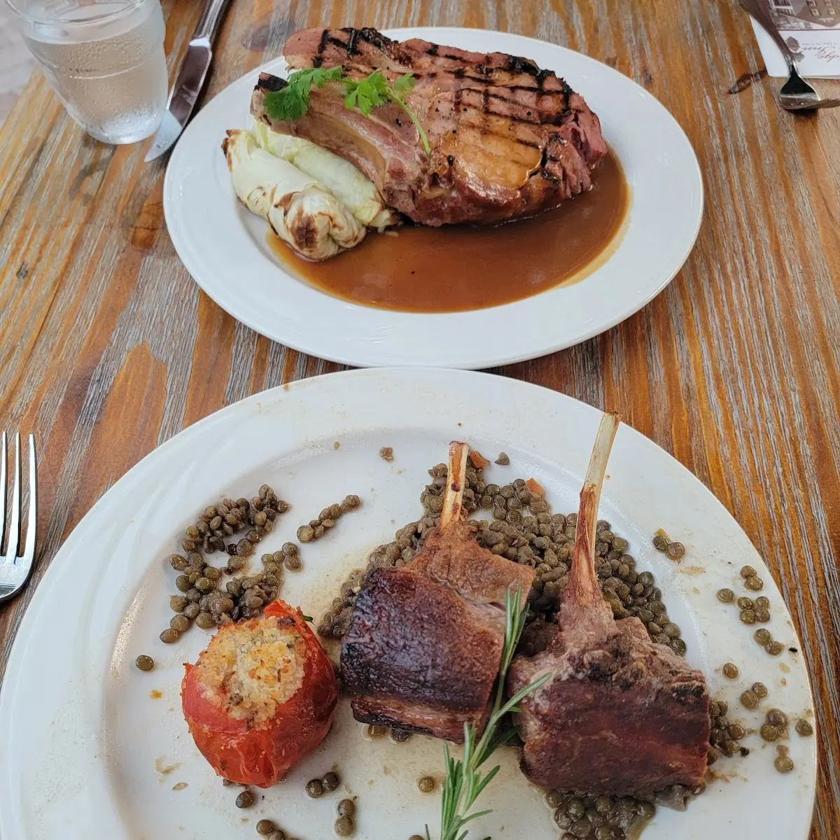 Garlic & Herb Crusted Veal Chop
