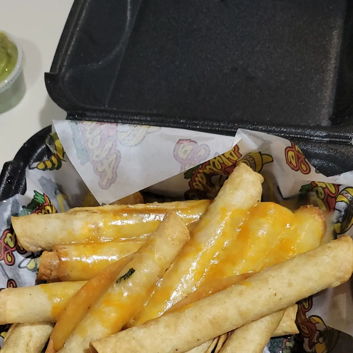Rolled Tacos with Guac