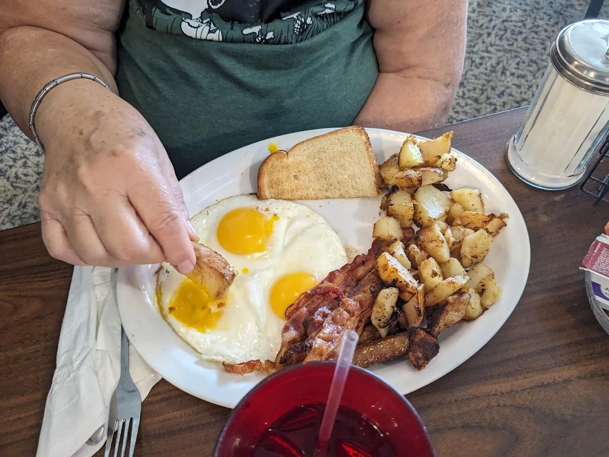 2 Eggs and Country Fried Steak Breakfast