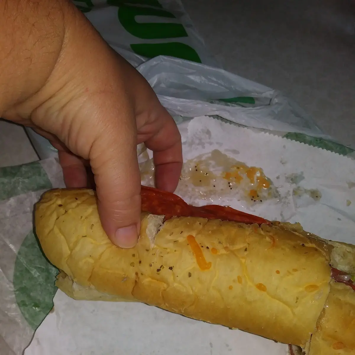 BMT on 'Herb and Cheese' Bread