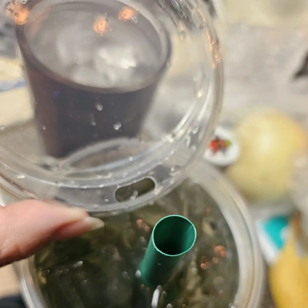 Summer-Berry Starbucks Refreshers Beverage with Black Tea