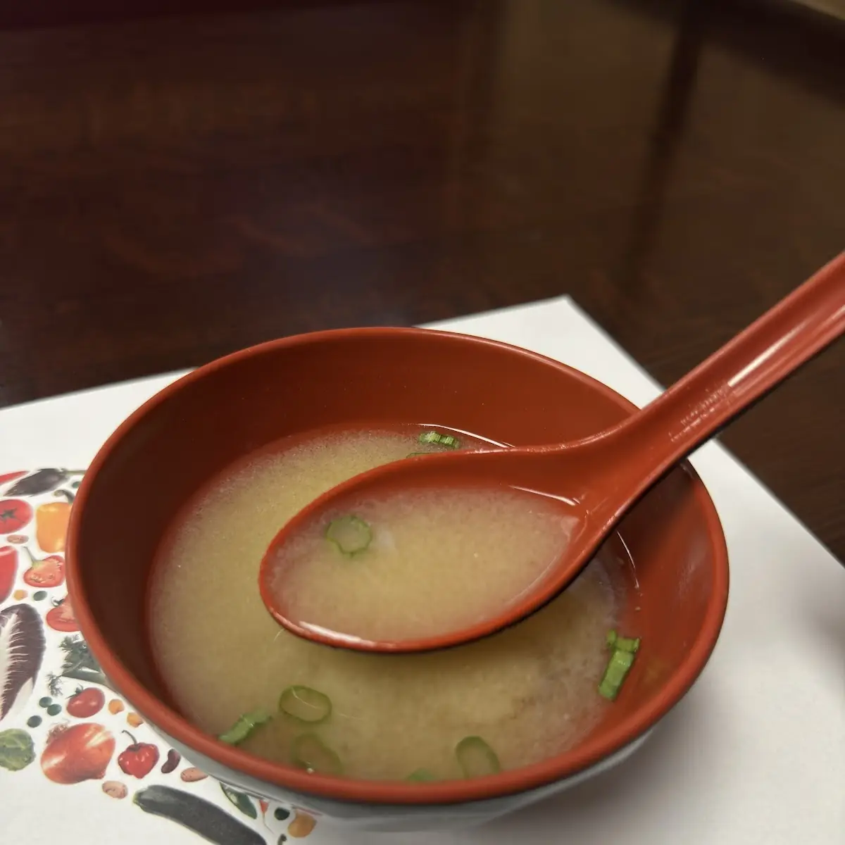 Complimentary Miso Soup