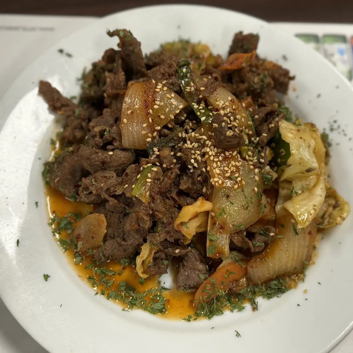 Spicy Beef Bulgogi