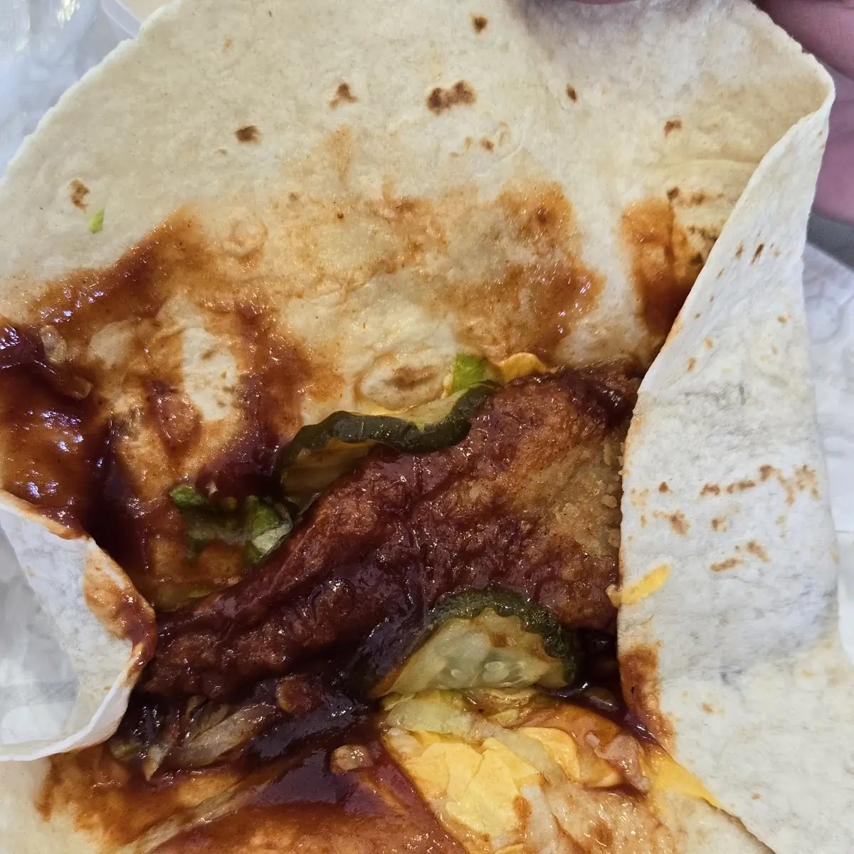 Honey BBQ Chicken Wrap
