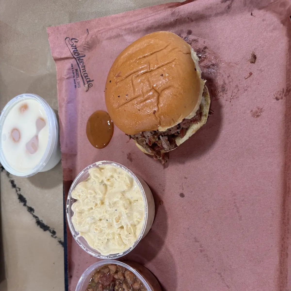 Brisket Sandwich Mac and Cheese