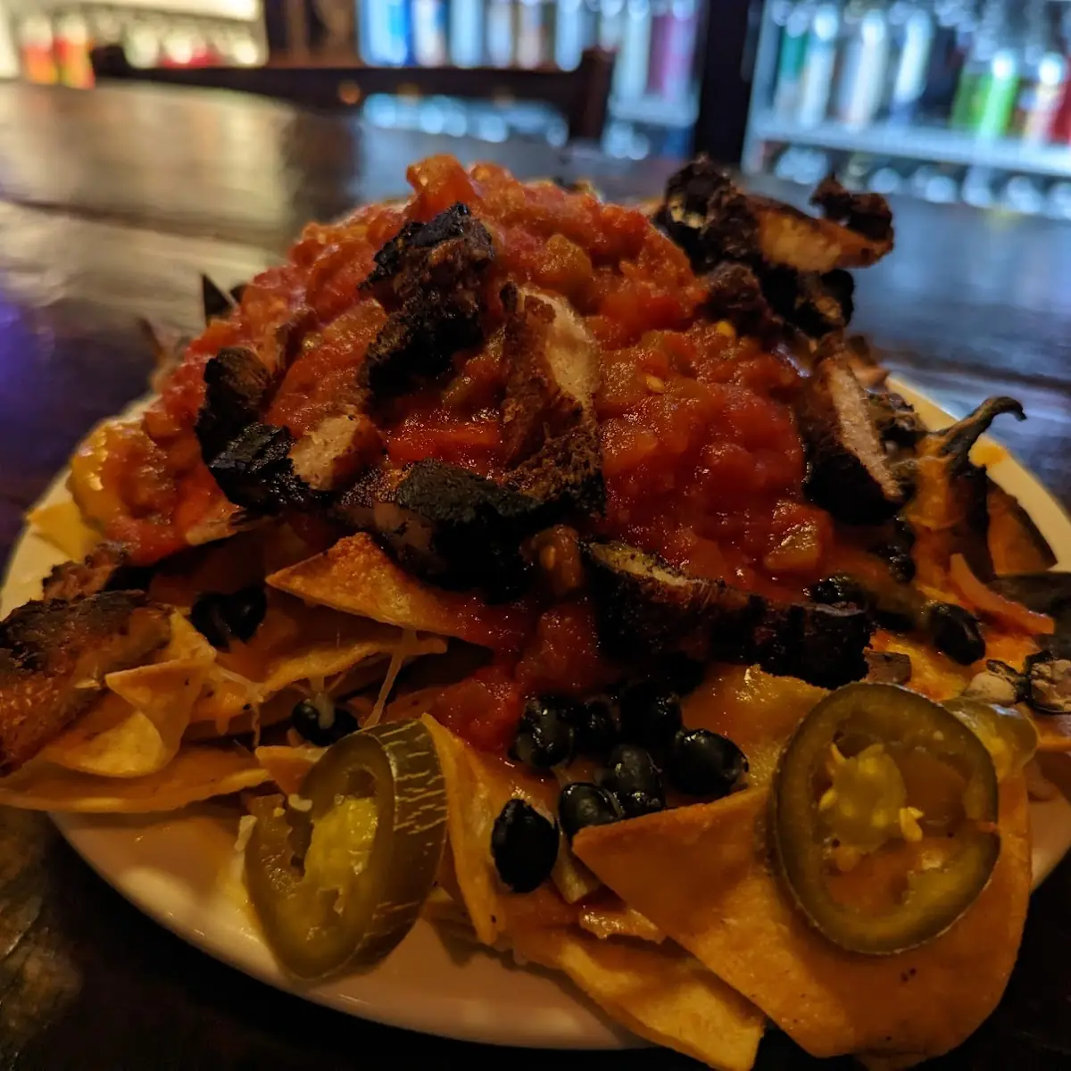 Nachos with Pork Belly