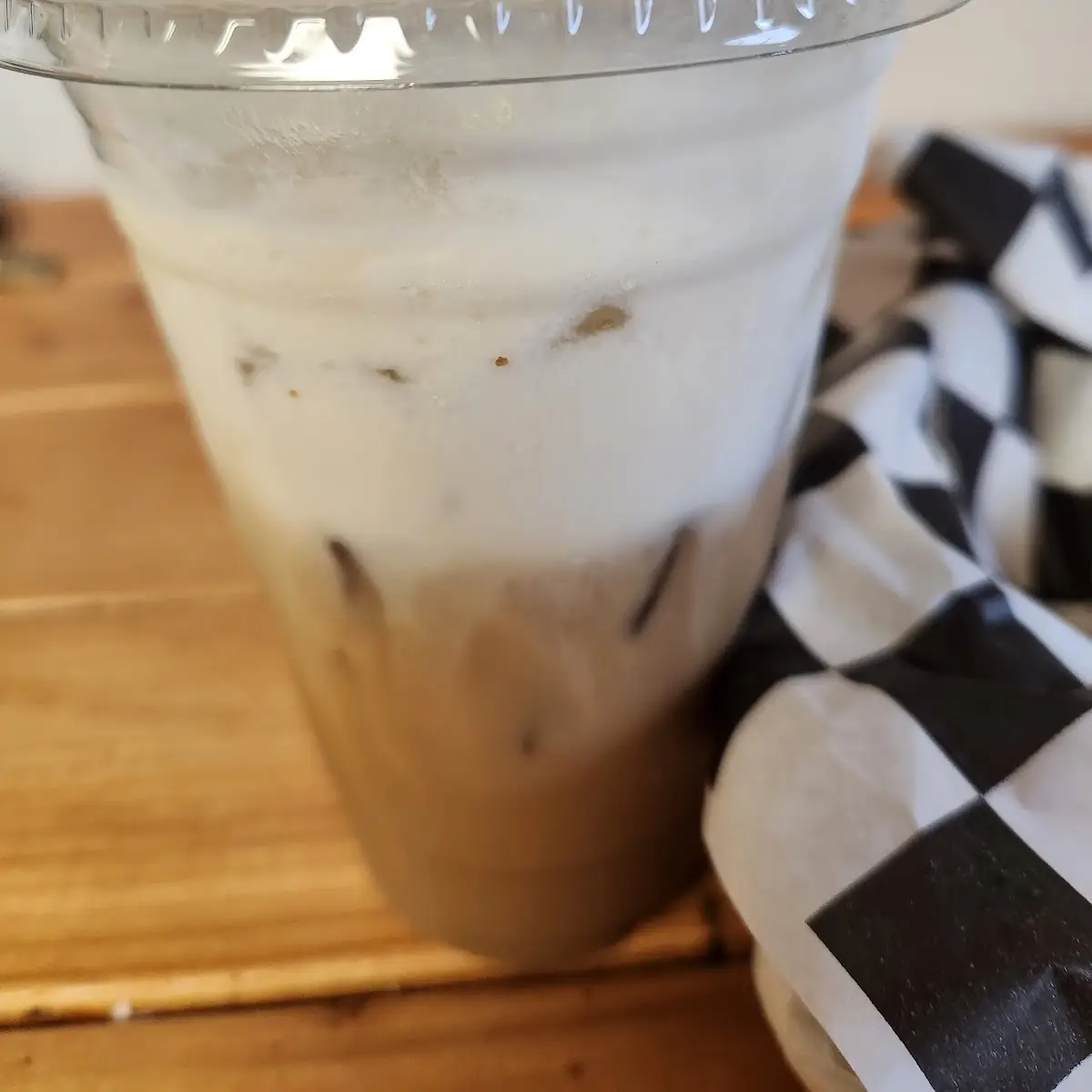 Santa's Cookie Iced Coffee with Sweet Cold Foam