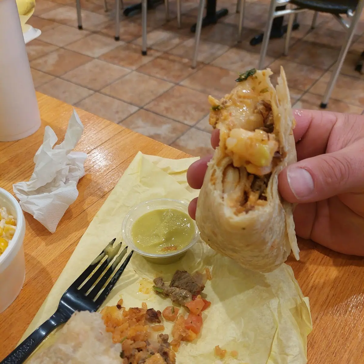 Surf and Turf Burrito