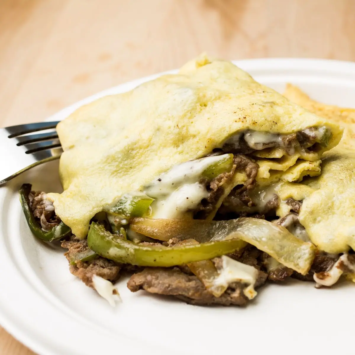 Philly Cheese Steak Omelet