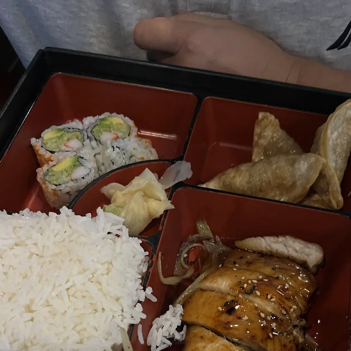 Bento Box Chicken Teriyaki Lunch