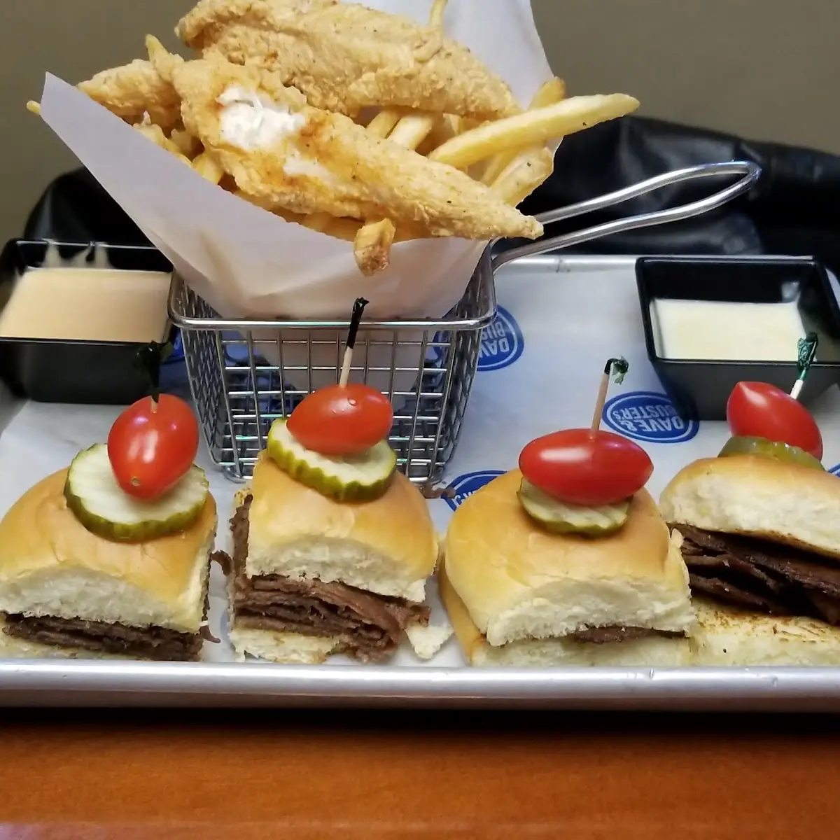 Sliders & Chicken Finger Basket