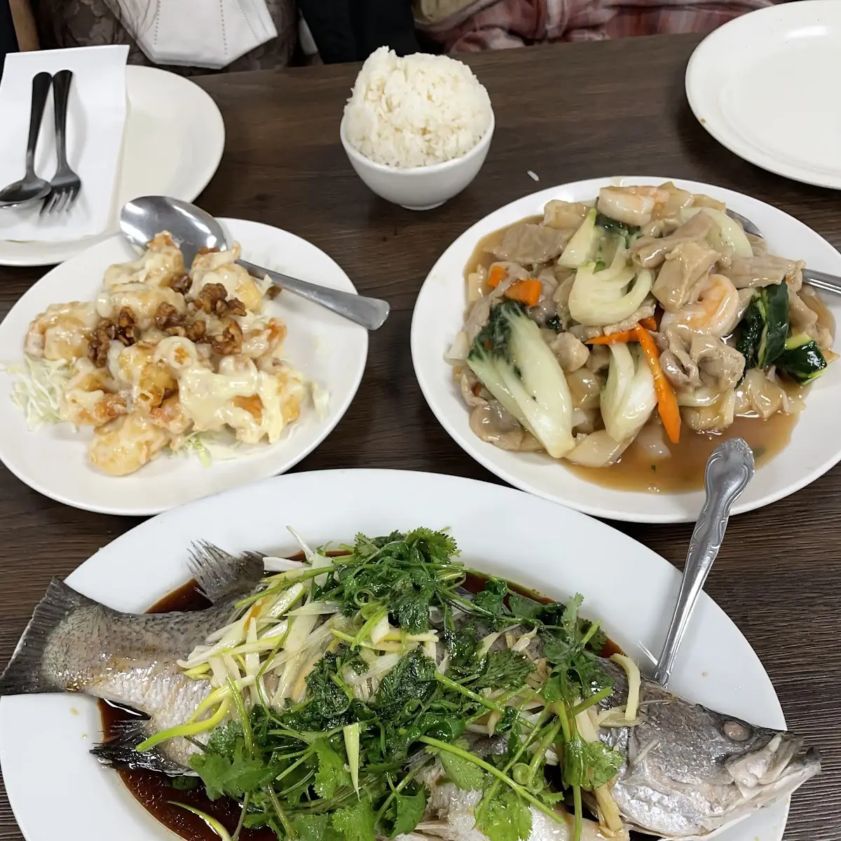 Steamed Sea Bass