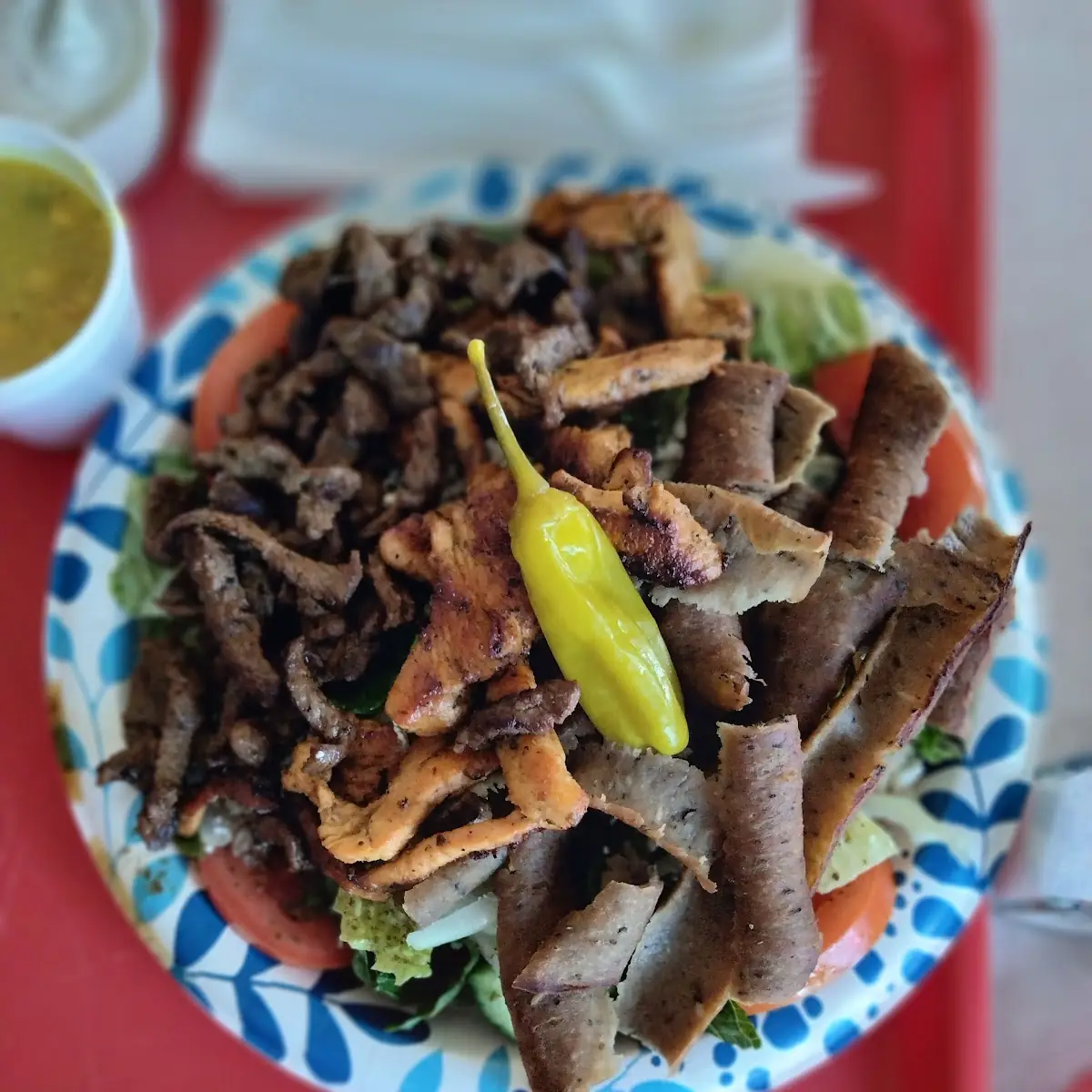 Three Meat Low Carb Salad