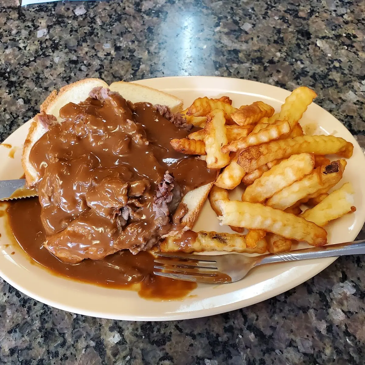 Hot Open Roast Beef