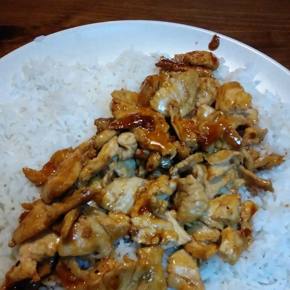 Chicken Teriyaki with White Rice