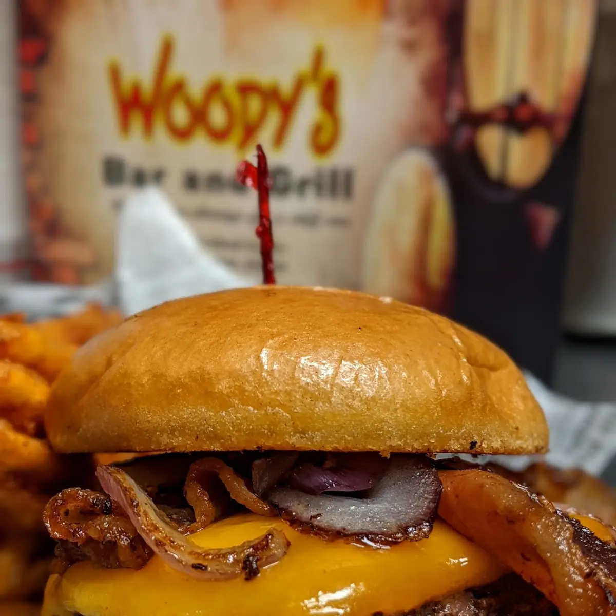 Bacon Cheeseburger with Onions