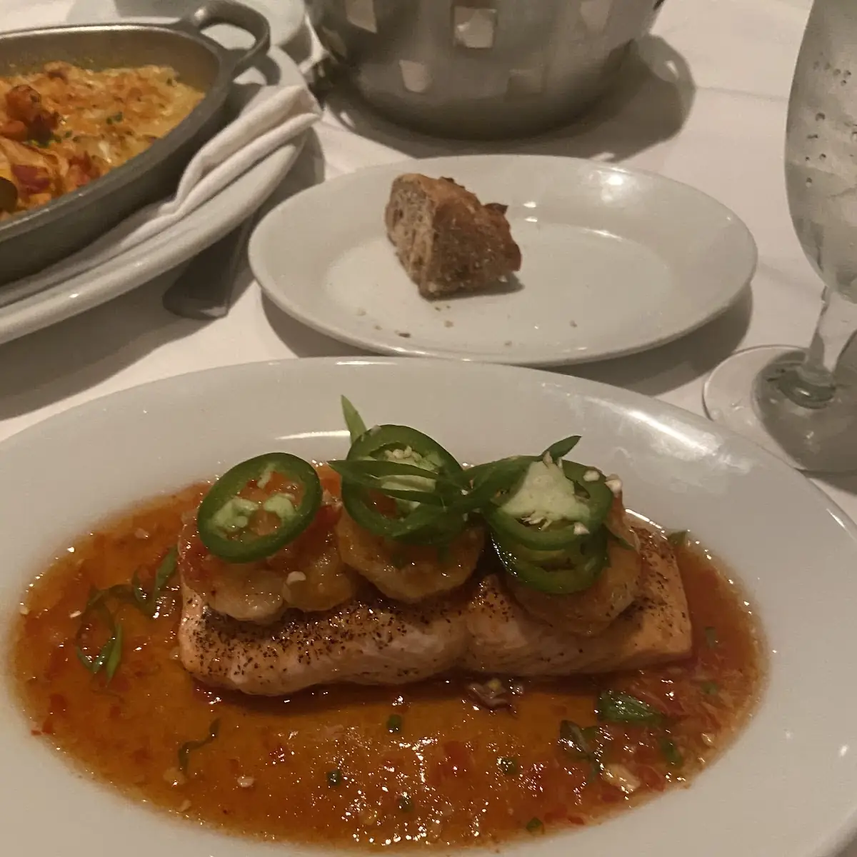Spicy Salmon & Crispy Shrimp