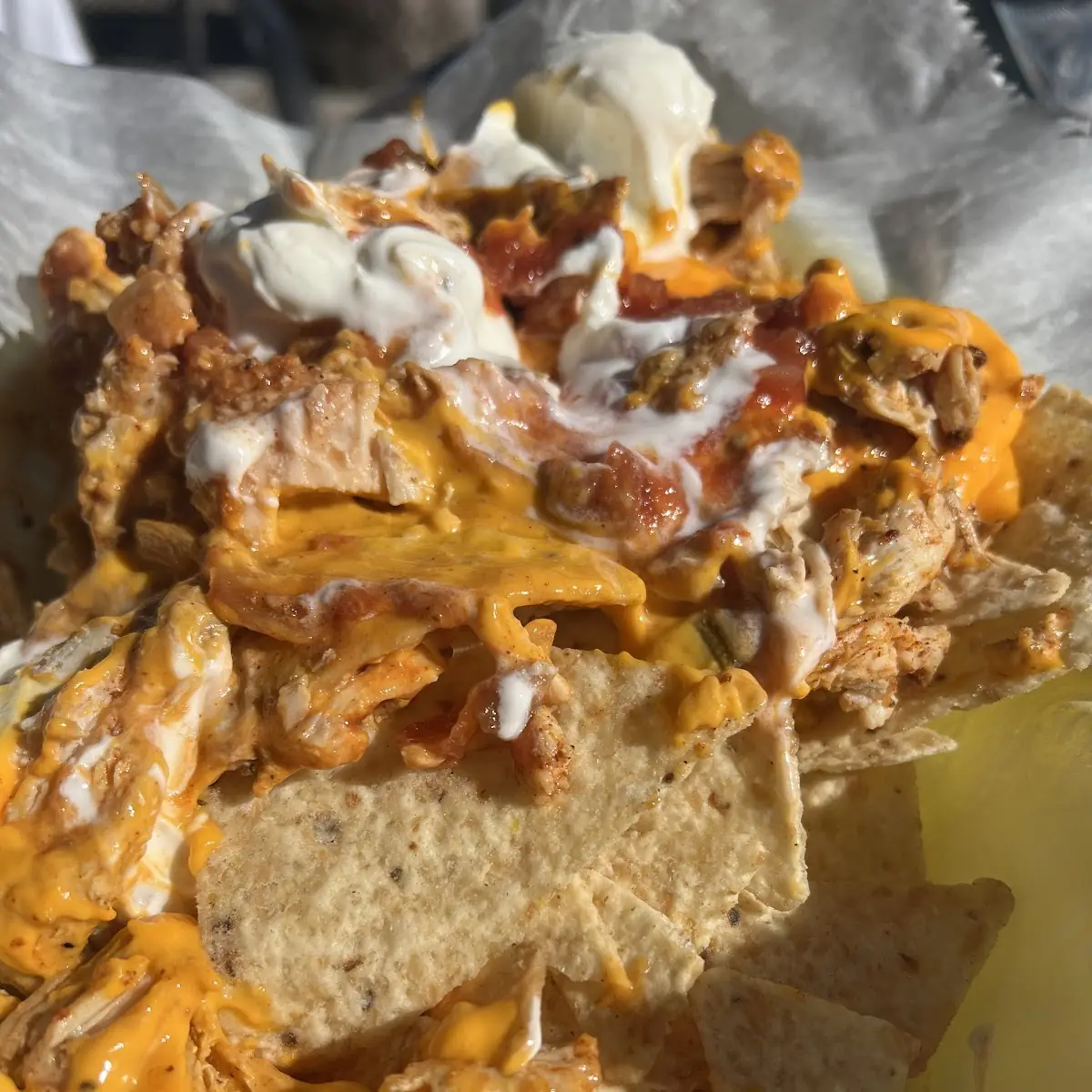 Pulled BBQ Chicken Nachos