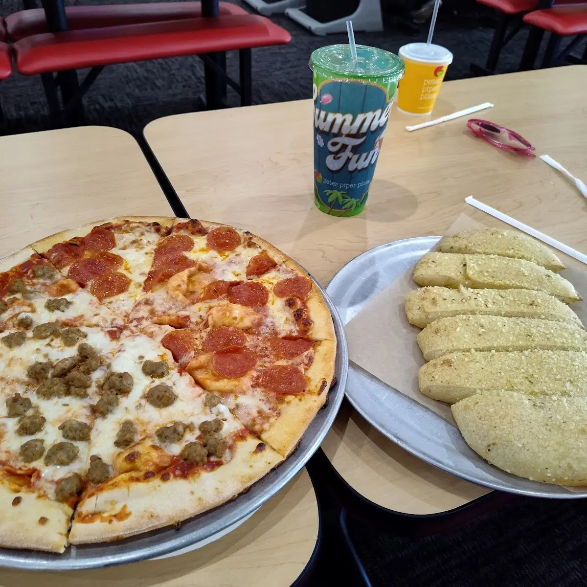 Pizza Bread Sticks & Drinks