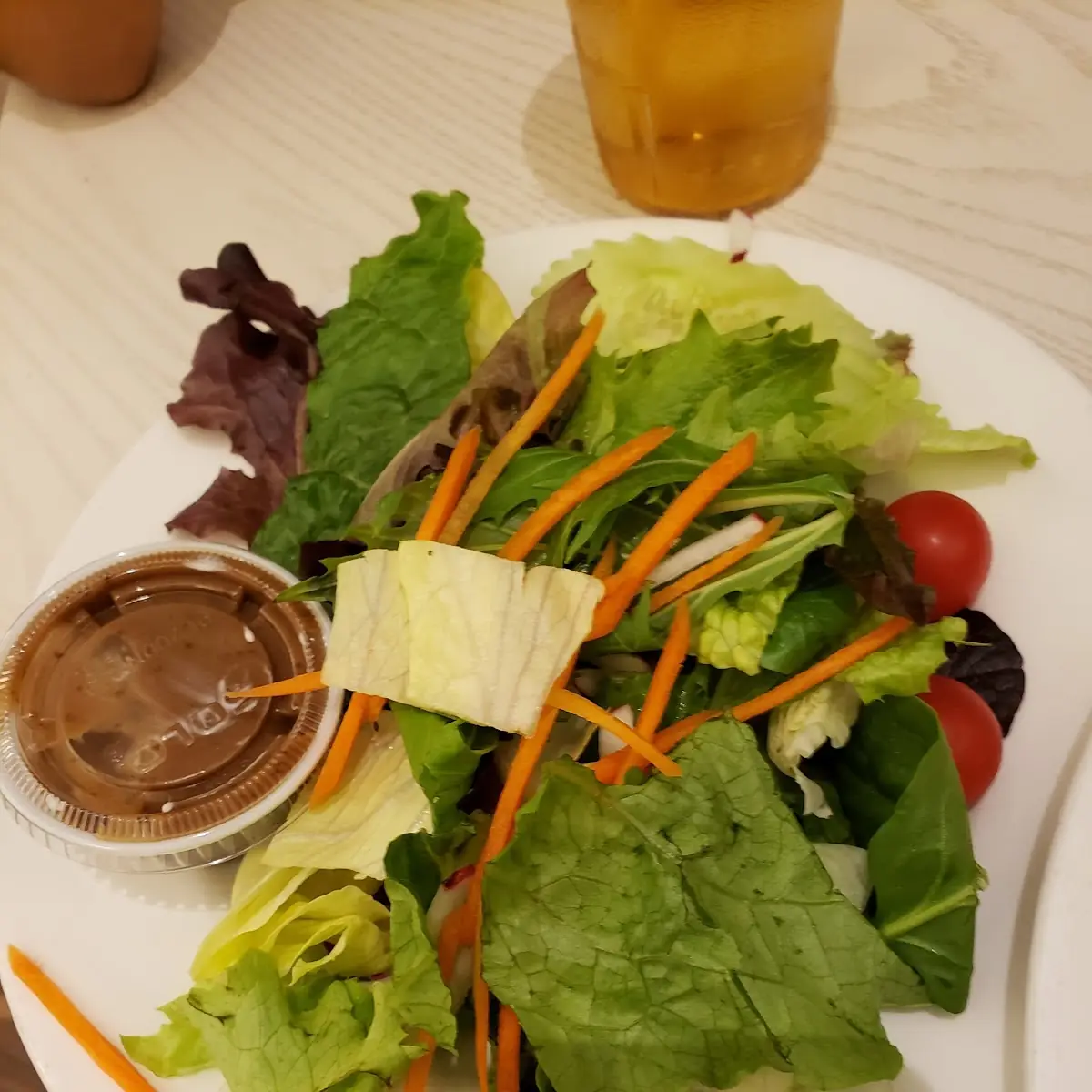 Dinner Side Salad with Balsamic Dressing
