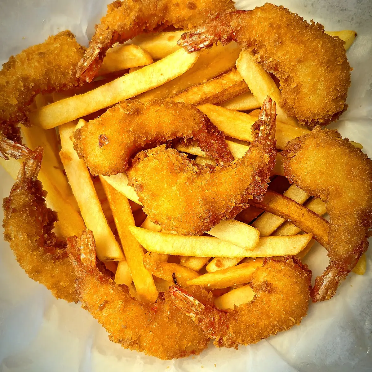 Fried Fish Salad
