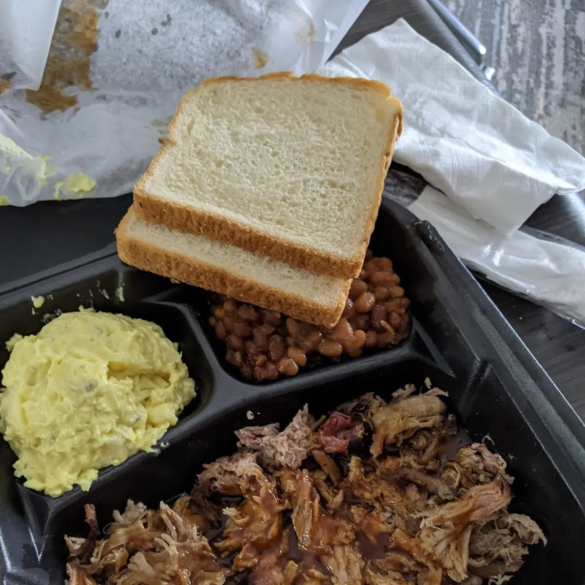 Pork BBQ Potato Salad