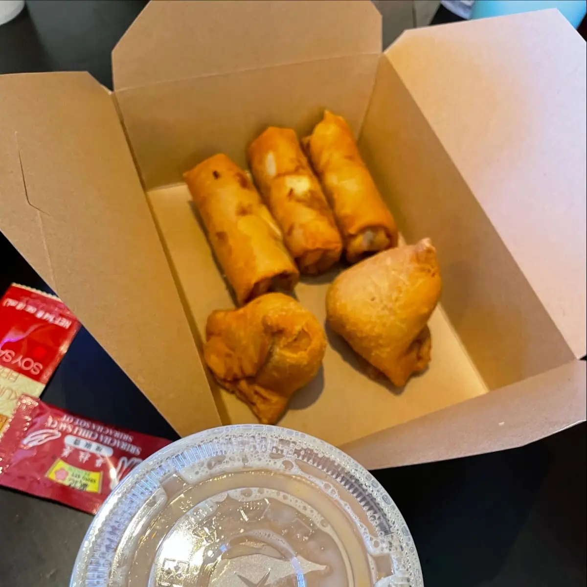 Samosas and Spring Rolls