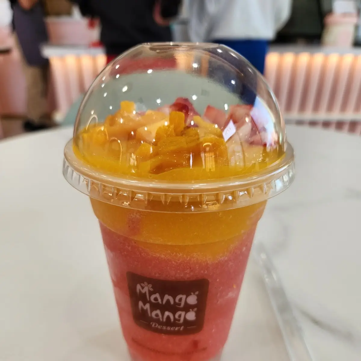 Mango Strawberry Smoothie O