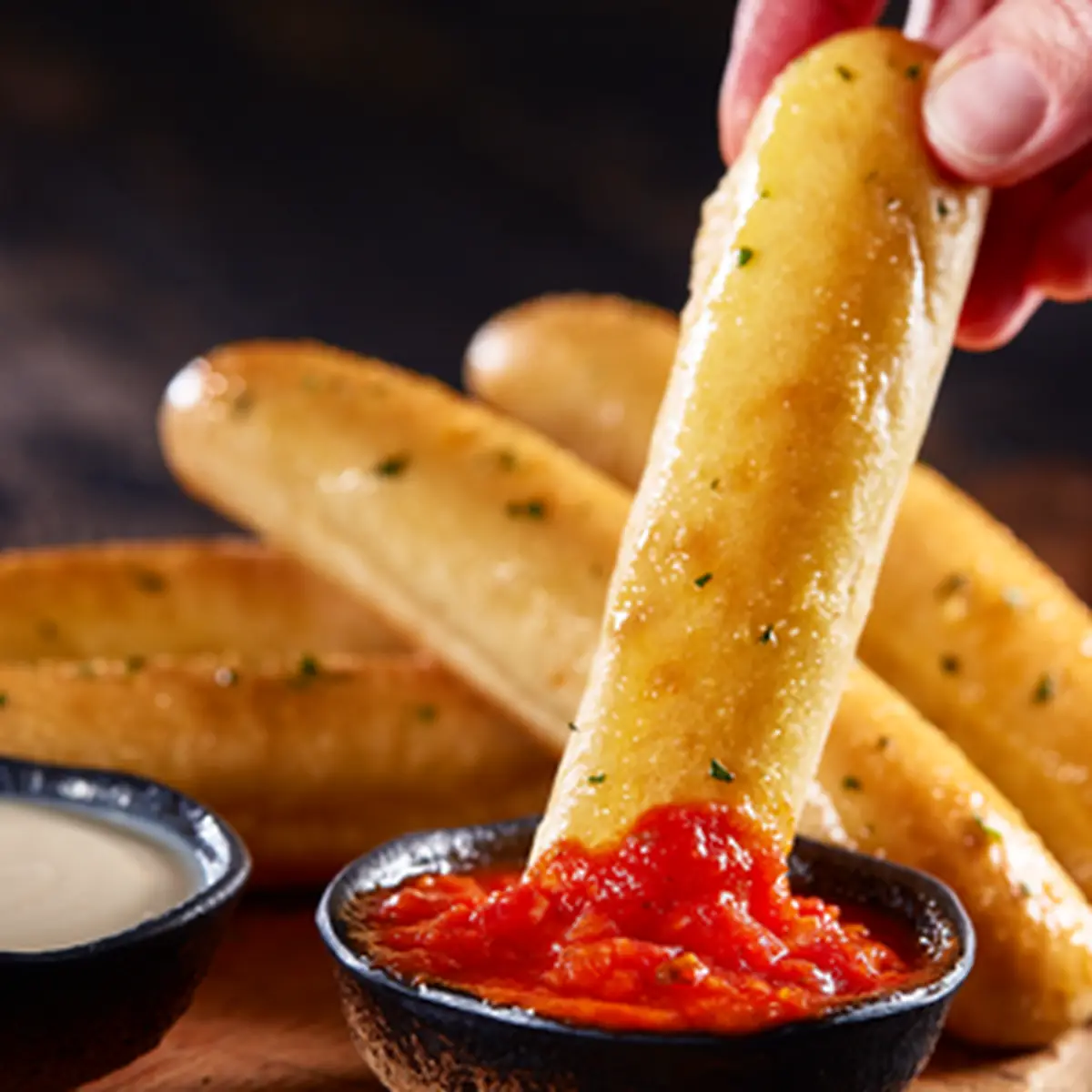 Breadsticks with Dipping Sauces