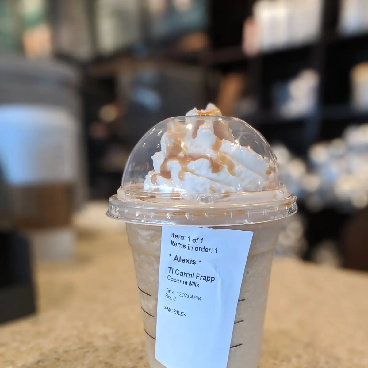 Caramel Frappuccino Blended Beverage